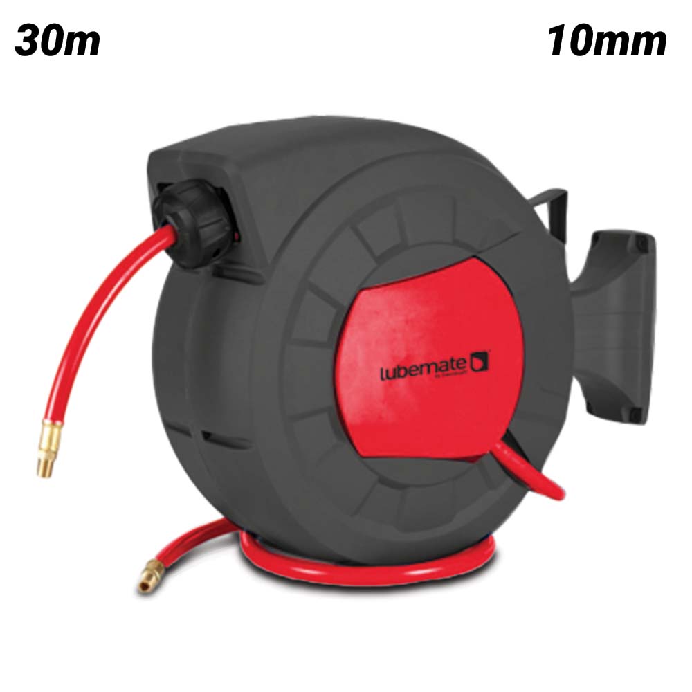 Lubemate LAWP1030 10mm x 30m Air/Water Hose Reel