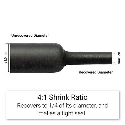 Daytona DHS45DI 45pce Dual Wall 4:1 Waterproof Heat Shrink Kit – image 5