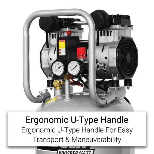 Lincoln VT50LW 2200W 3.0HP 50L Silver Series Vertical Oil Free Silent