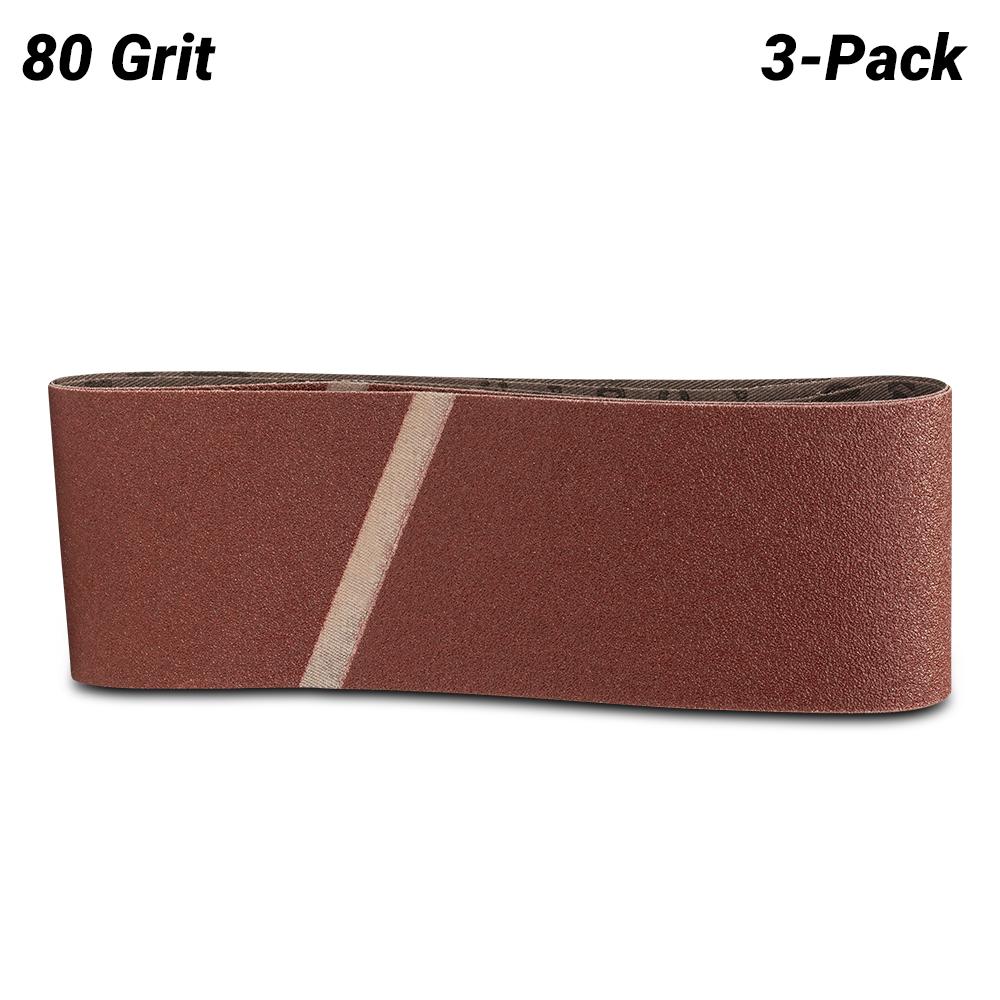 Bosch BFWP,75X457MM,G80,3X (2.608.606.034) 3-pack 75mm x 457mm 80 Grit X440 Sanding Belt – image 1