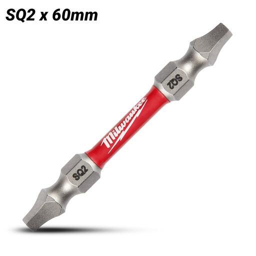 Milwaukee 48324320 SHOCKWAVE SQ2/SQ2 60mm Double Ended Driver Bit – image 2