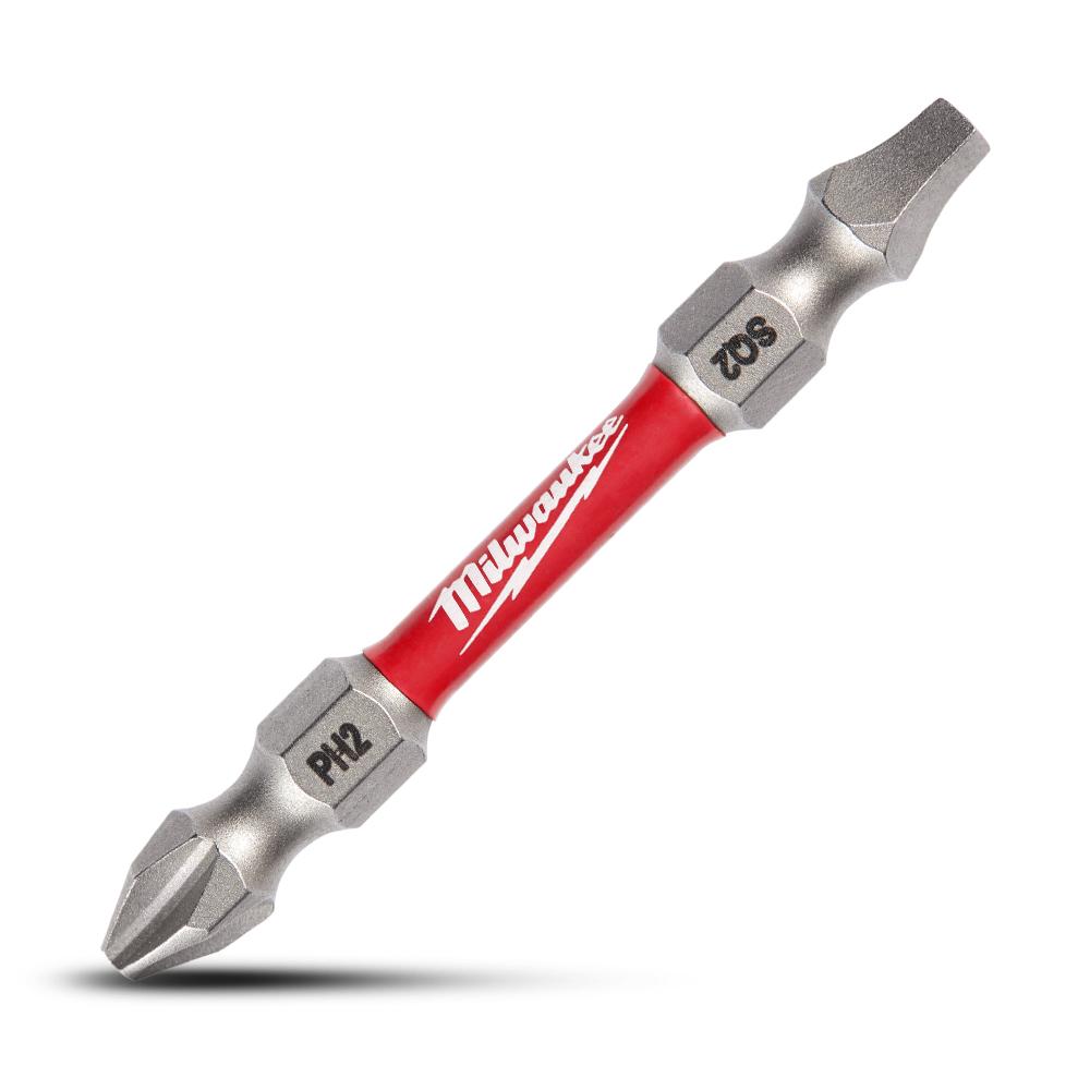 Milwaukee 48324311 SHOCKWAVE PH2/SQ2 60mm Double Ended Driver Bit