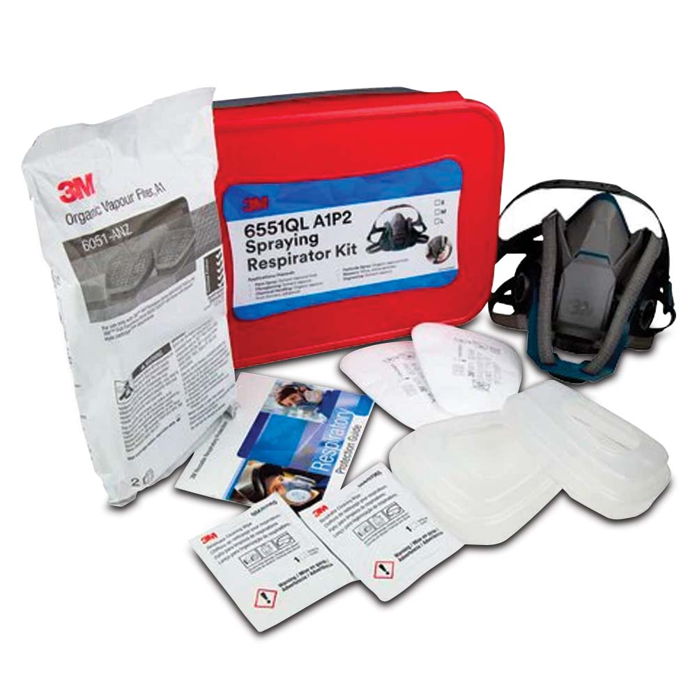 3M 7012867749 (AT010623810) Spraying Respirator Kit A1P2 Includes Half Face Respirator - Large – image 1