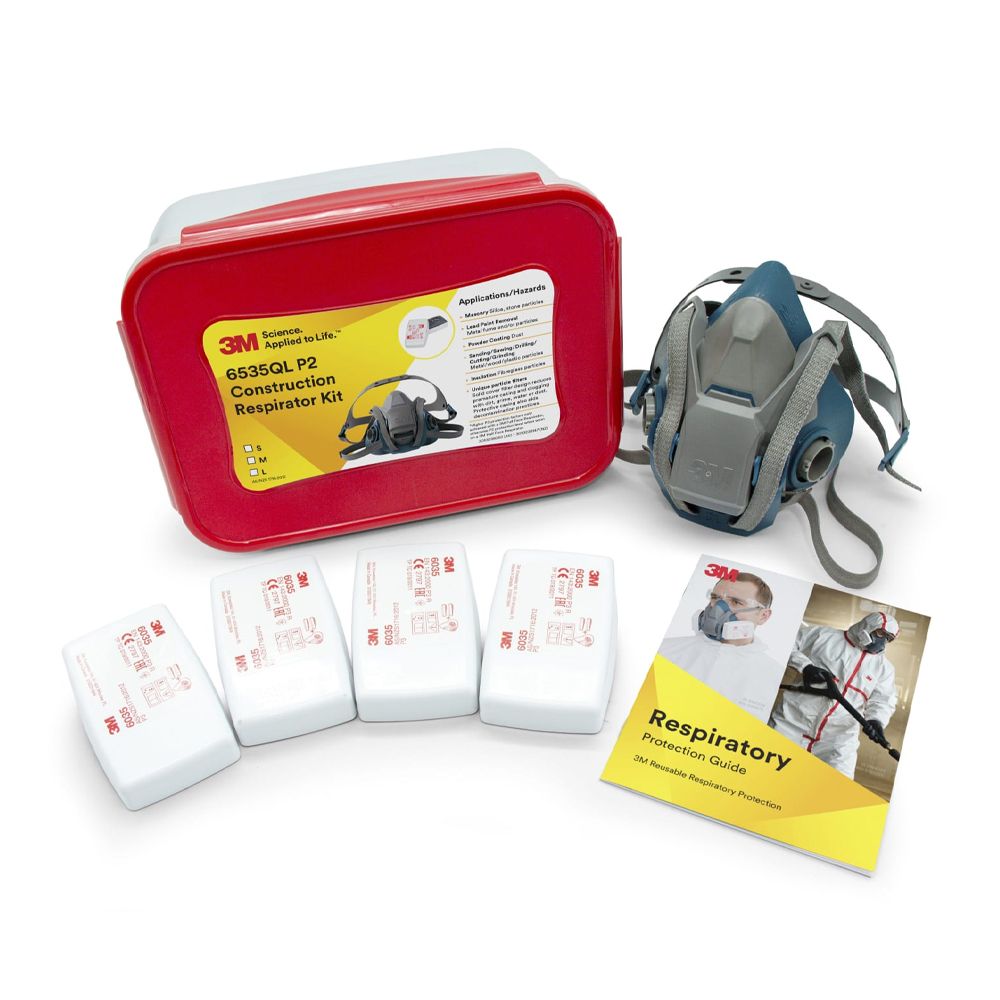 3M 7012890982 (AT010782491) P2 Respirator Kit Includes Half Face Respirator - Large – image 1