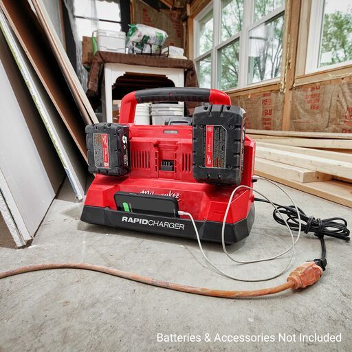 Milwaukee M18PC6 18V Li-ion PACKOUT 6 Bay Rapid Battery Charger – image 8