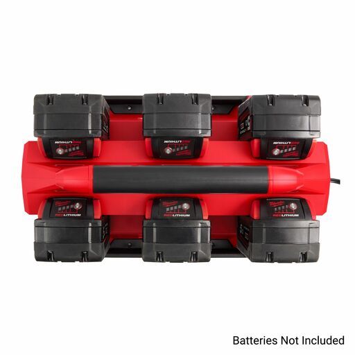 Milwaukee M18PC6 18V Li-ion PACKOUT 6 Bay Rapid Battery Charger – image 6