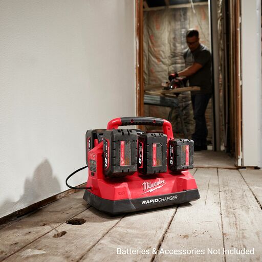 Milwaukee M18PC6 18V Li-ion PACKOUT 6 Bay Rapid Battery Charger – image 7