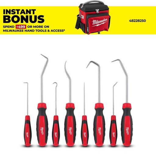 Milwaukee 48229218 8pce Hook & Pick Set