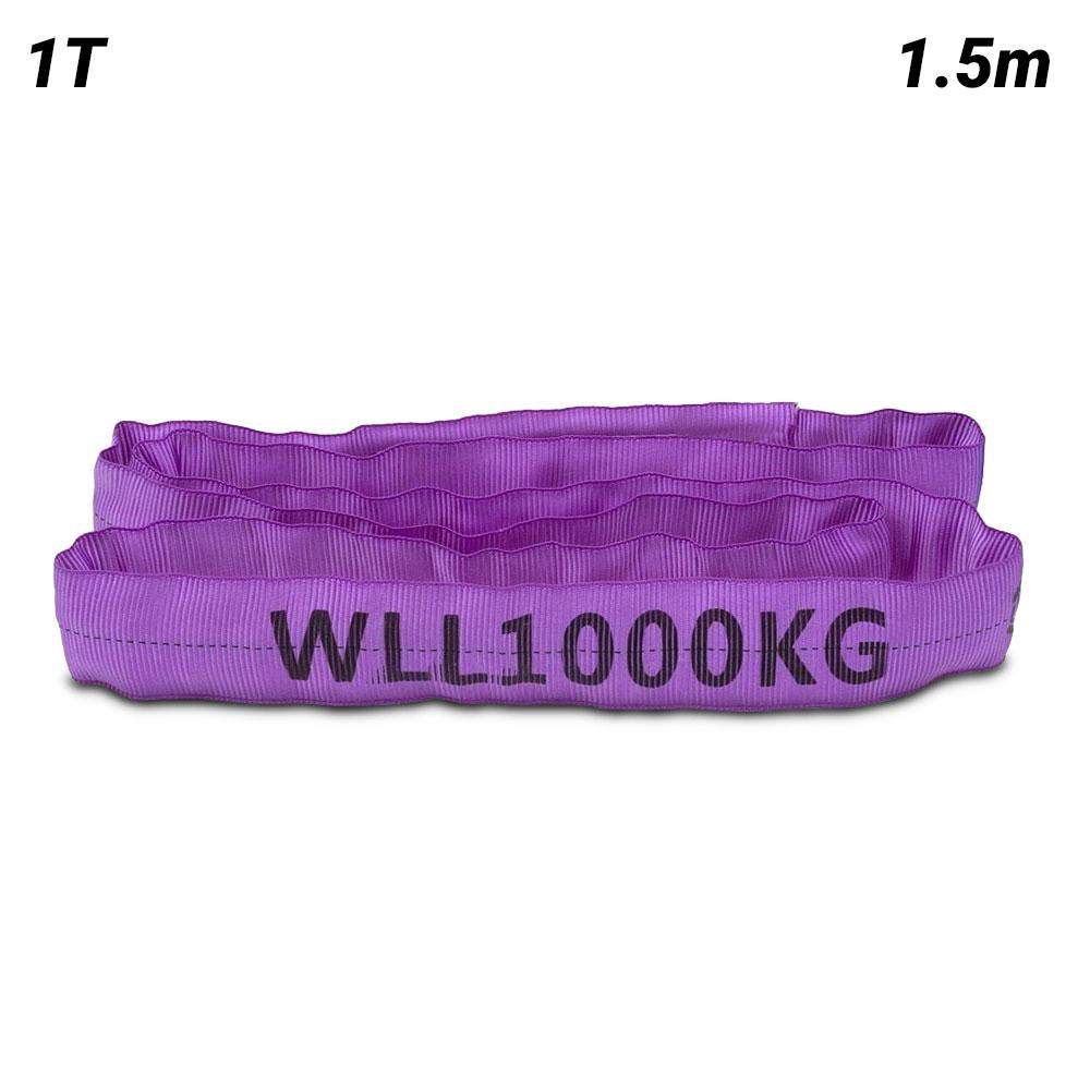 LINQ SR01015 1T 1.5m Round Sling – image 1