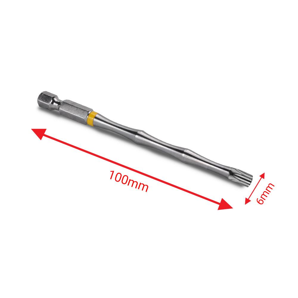 Xtorque TX27100 TX27 100mm Torx Head Torsion Driver Bit - 2 Pack – image 3