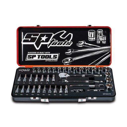 SP Tools SP20216 39pce 3/8" Drive Metric Socket Set