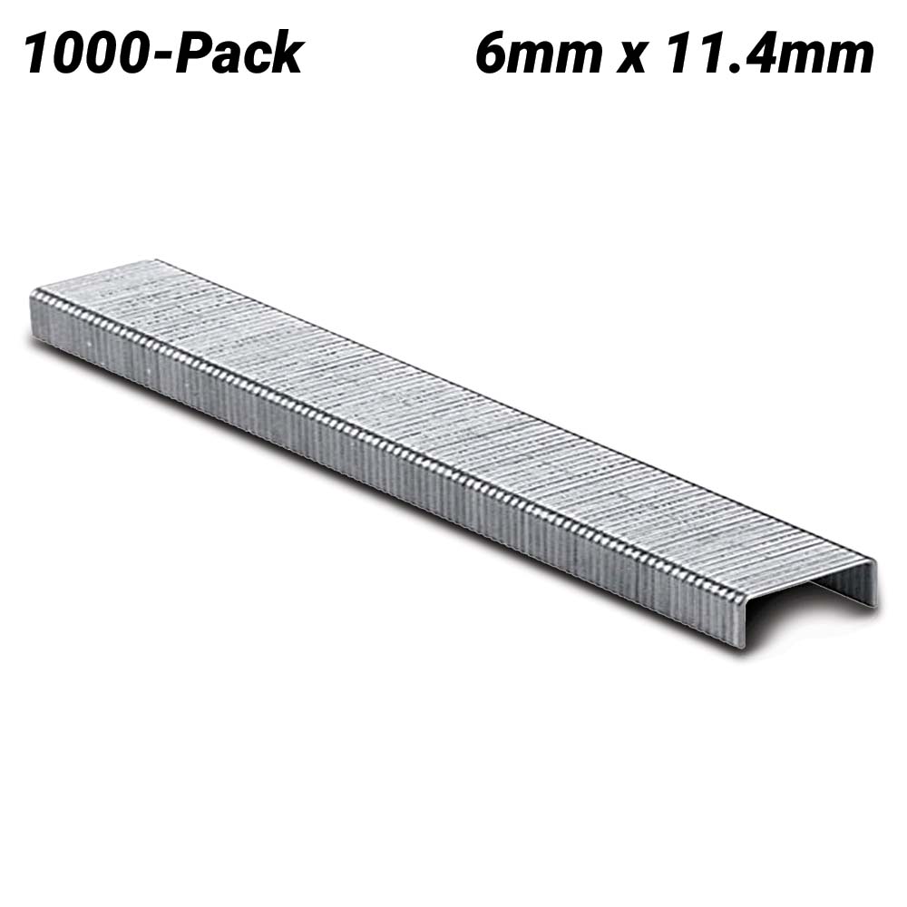 Bosch PTK KL  6/10 (1.609.200.326) 1000-Pack 11.4mm x 0.74mm x 6mm Fine Wire Staples Suits PTK14E – image 1