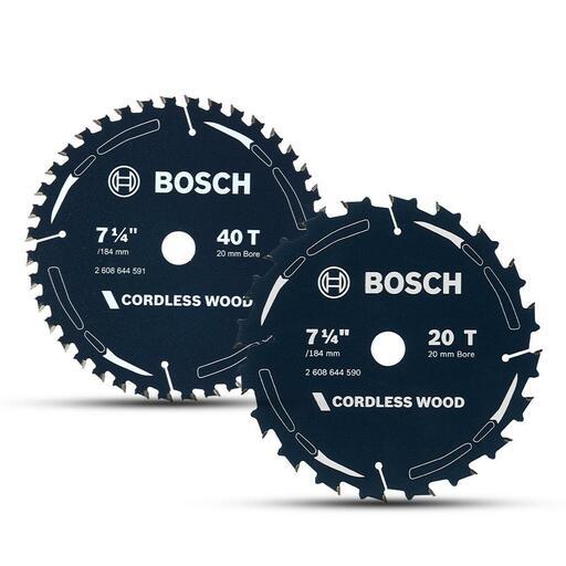 Bosch CO WOOD H 184X20-20, (2.608.644.595) EXPERT 2-Pack 184mm (7.25") 20T & 40T Cordless Wood Circular Saw Blade – image 4