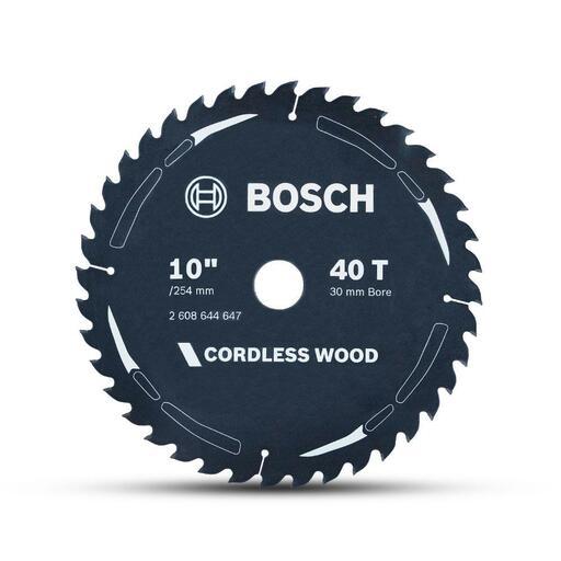 Bosch CO WO B 254X30-40 (2.608.644.647) 254mm (10") 40T Cordless Wood Circular Saw Blade – image 4