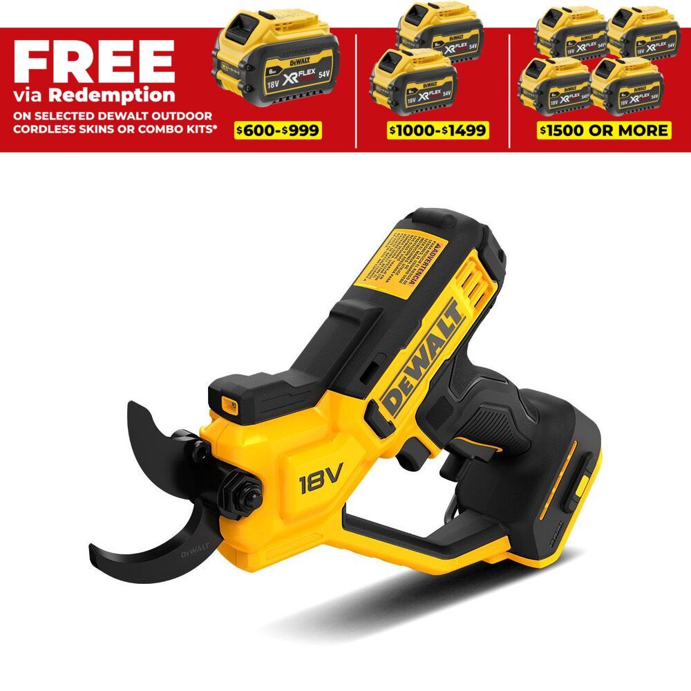 DeWalt DCMPP568N-XE 18V XR Li-ion Cordless Power Pruner Shears - Skin Only – image 1