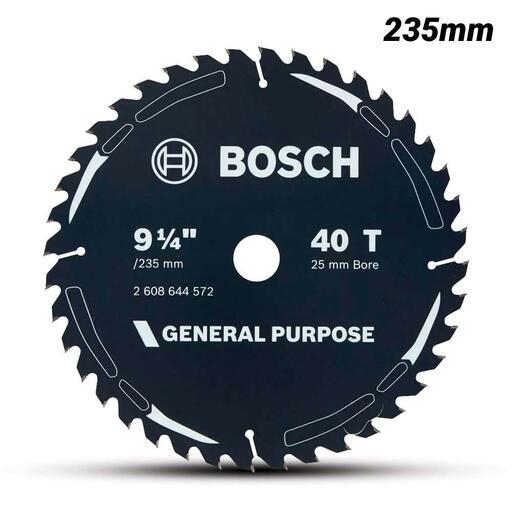 Bosch GP WOOD H 235X25-40 (2.608.644.572) EXPERT 235mm (9-1/4) 40T General Purpose Wood Circular Saw Blade – image 2
