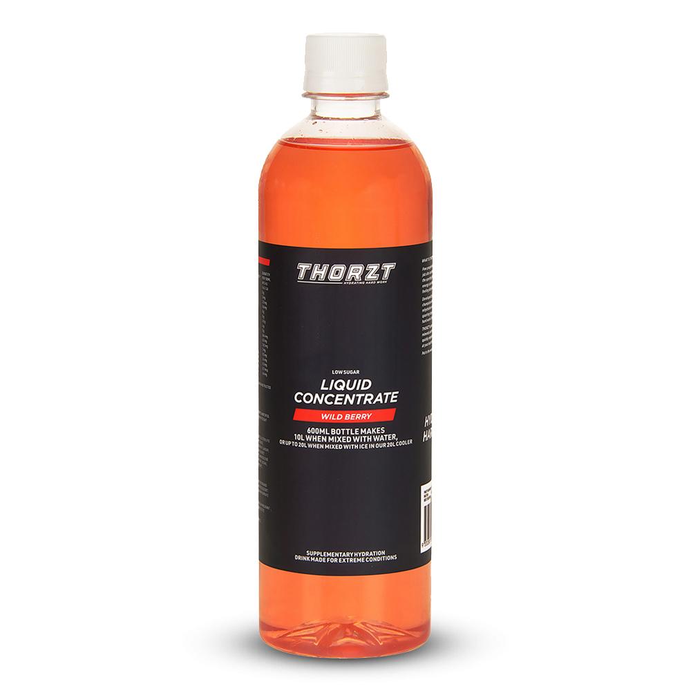 THORZT LC10WB 600mL Low Sugar Concentrate Supplementary Hydration Drink - Wild Berry – image 1