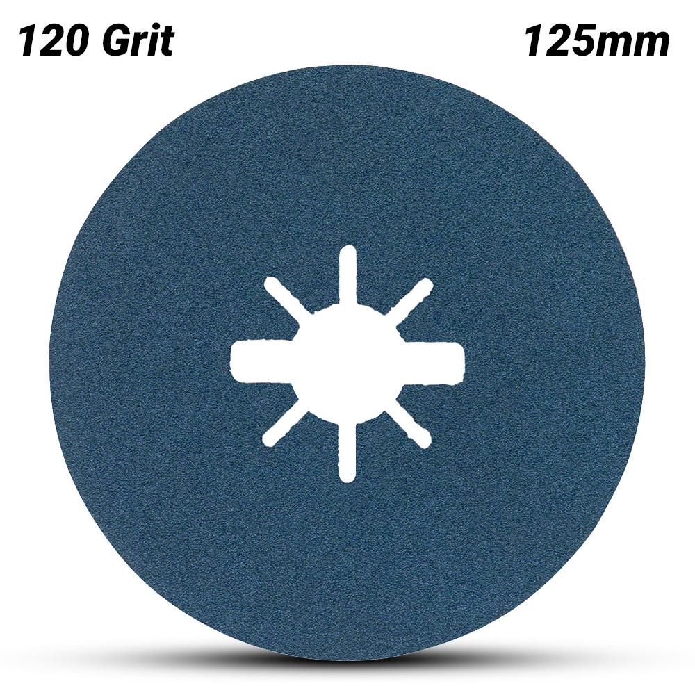 Bosch BFM,125,G120,X-LOCK (2.608.619.164) EXPERT 125mm (5") 120 Grit Fibre Sanding Discs – image 2