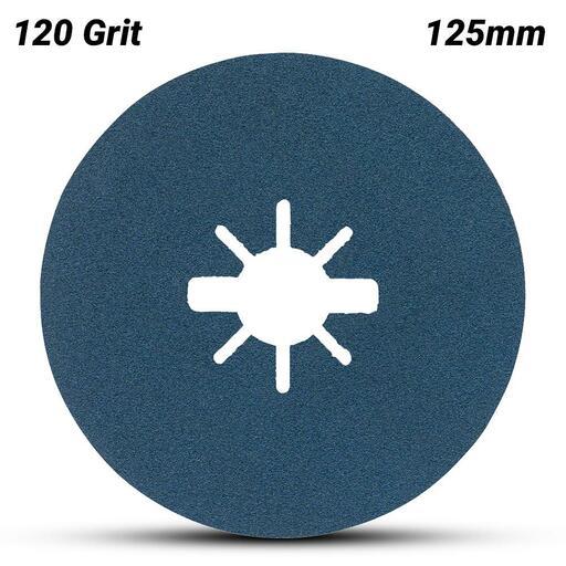 Bosch BFM,125,G120,X-LOCK (2.608.619.164) EXPERT 125mm (5") 120 Grit Fibre Sanding Discs – image 2