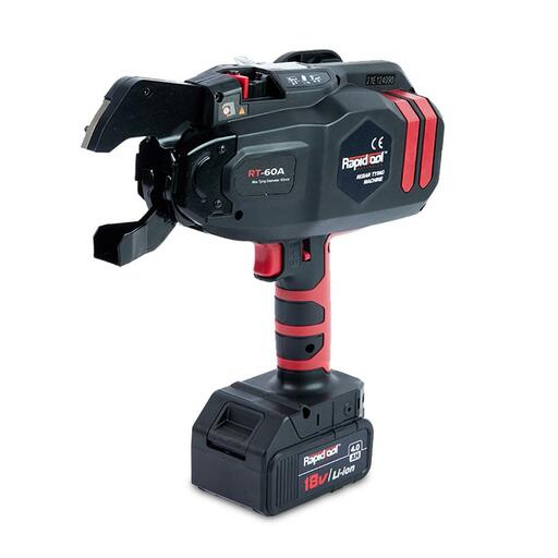 RAPIDTOOL RT-60A 18V 4.0Ah Li-ion Cordless Brushless 30mm - 60mm Rebar Tying Machine Combo Kit – image 2