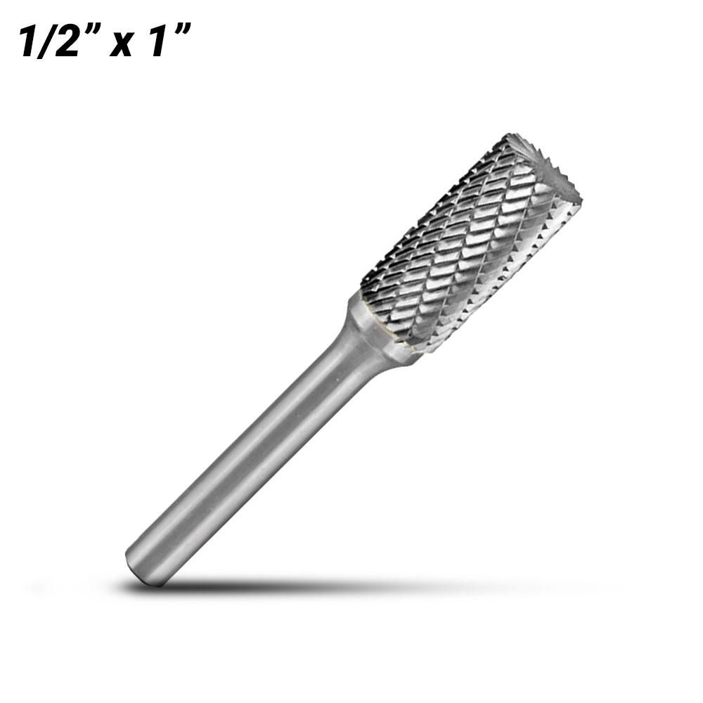 Holemaker CB-SB5 1/2" x 1" Cylindrical End Cut Carbide Burr – image 1