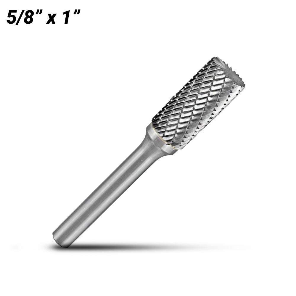 Holemaker CB-SB6 5/8" x 1" Cylindrical End Carbide Burr – image 1