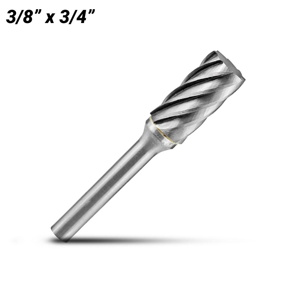 Holemaker CB-SA3-AC 3/8" x 3/4" Cylindrical Square Carbide Burr – image 1