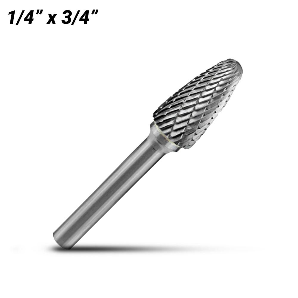 Holemaker CB-SF1 1/4" x 3/4" Tree Shape Radius Carbide Burr – image 1