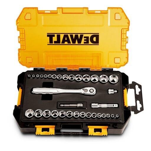 DeWalt DWMT45034-0 34pce 1/4" & 3/8" Drive Metric/SAE Socket Set – image 4