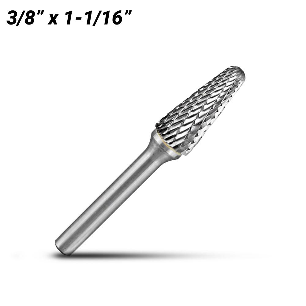 Holemaker CB-SL3 3/8" x 1-1/16" Tapered Radius Carbide Burr – image 1