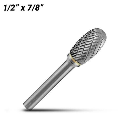 Holemaker CB-SE5 1/2" x 7/8" Oval Shape Carbide Burr