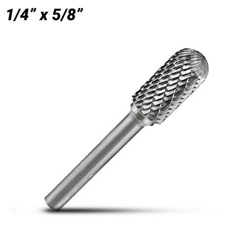 Holemaker CB-SC1 1/4" x 5/8" Cylindrical Radius Carbide Burr