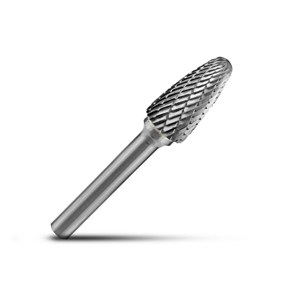 Holemaker CB-SF3 3/8" x 3.4" Tree Shape Radius Carbide Burr – image 2