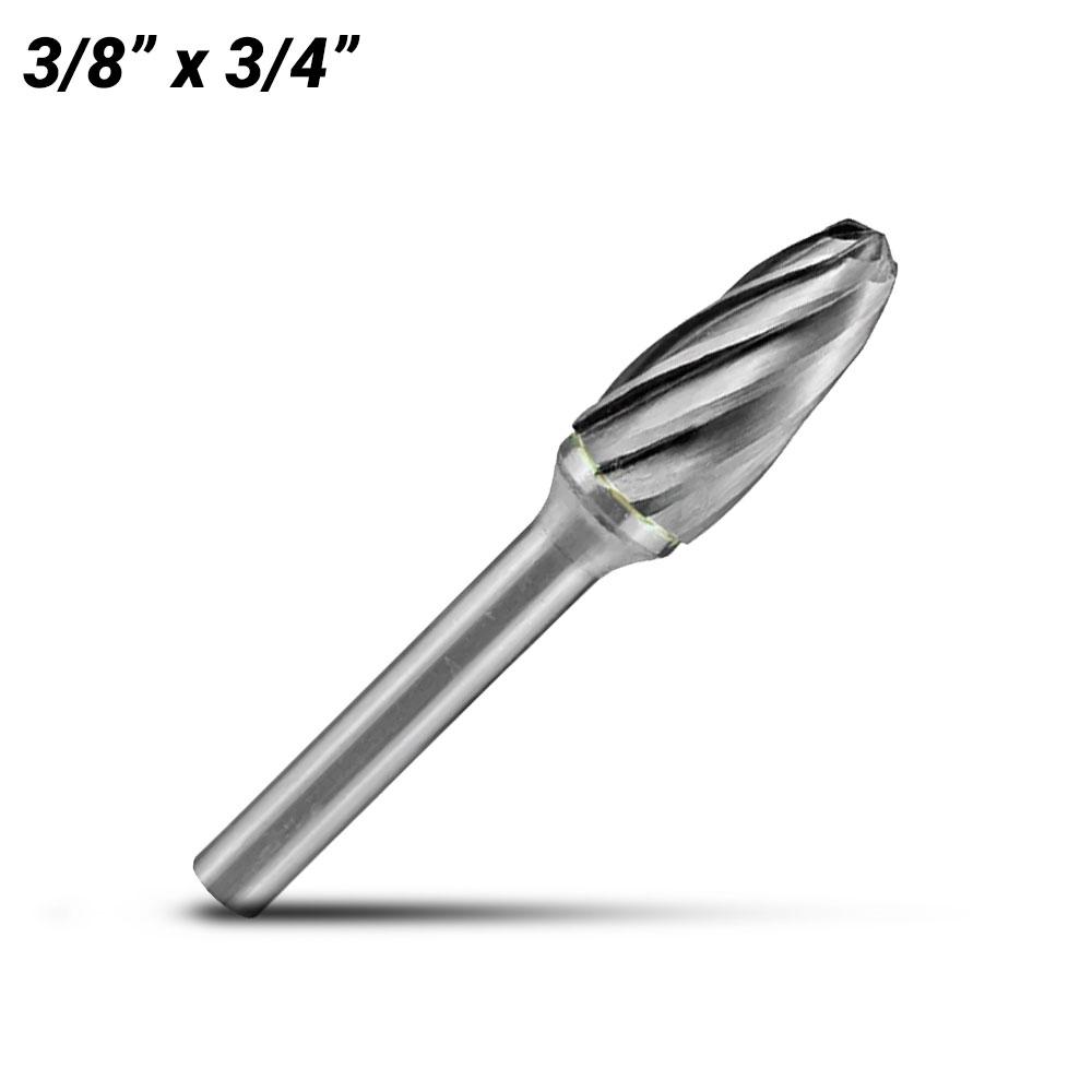 Holemaker CB-SF3-AC 3/8" x 3/4" Tree Shape Radius Carbide Burr – image 1