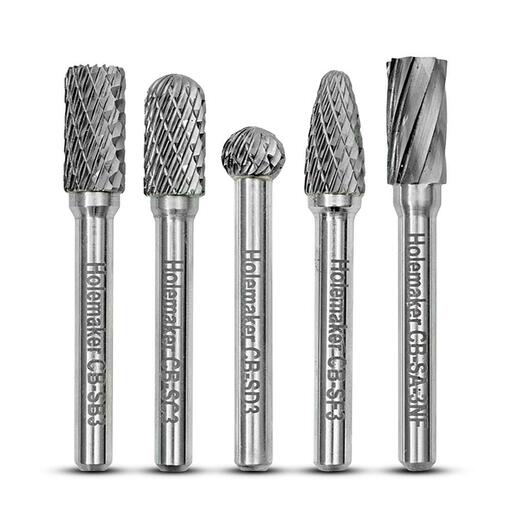 Holemaker CB-SET-01 5pce 3/8" Carbide Burr Set – image 2