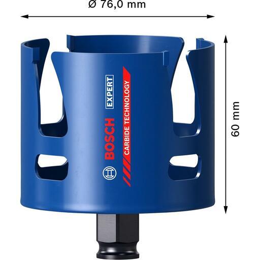 Bosch 2.608.900.473 EXPERT 76mm x 60mm Construction Material Hole Saw – image 4