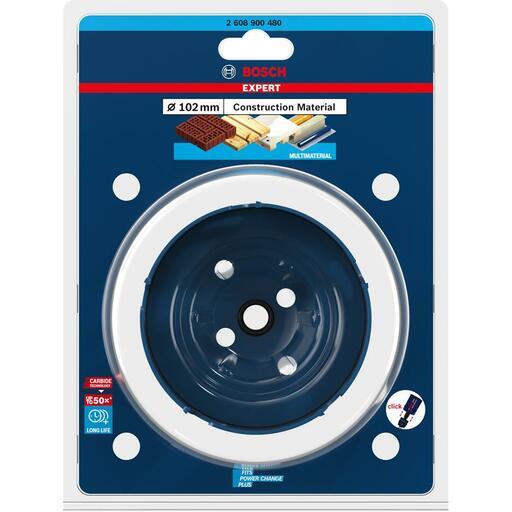 Bosch 2.608.900.480 EXPERT 102mm x 60mm Construction Material Hole Saw – image 9