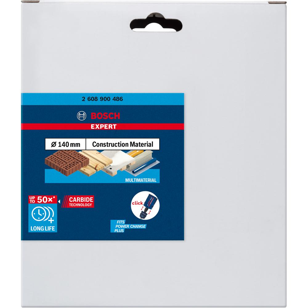 Bosch 2.608.900.486 EXPERT 140mm x 60mm Construction Material Hole Saw – image 9