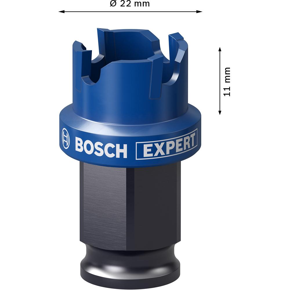 Bosch 2.608.900.493 Bosch EXPERT 22mm x 5mm Sheet Metal Hole Saw – image 5