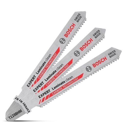 Bosch 2.608.900.542 EXPERT 3-Pack 92mm T128 BHM Laminate Clean Jigsaw Blade – image 4