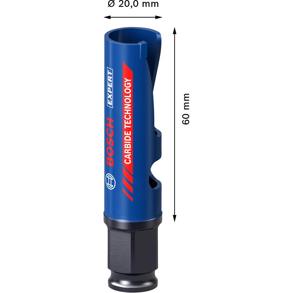 Bosch 2.608.900.452 EXPERT 20mm x 60mm Construction Material Hole Saw – image 5
