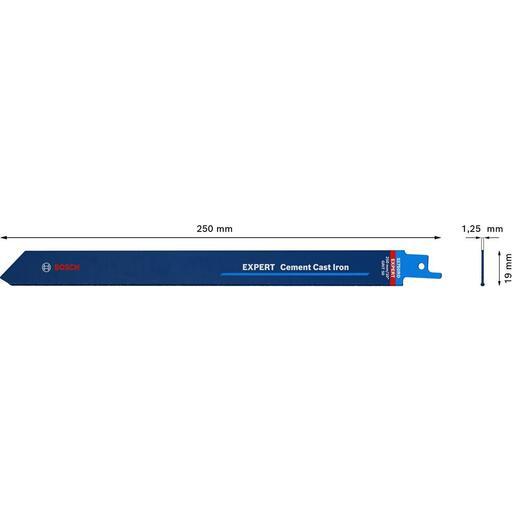 Bosch 2.608.900.383 EXPERT Cement Cast Iron S 1750 RD 250mm Reciprocating Saw Blade – image 12