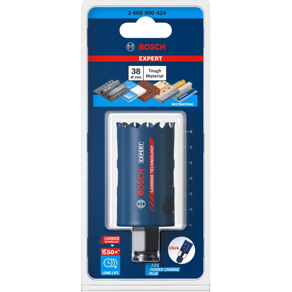 Bosch 2.608.900.424 EXPERT 38mm x 60mm Tough Material Hole Saw