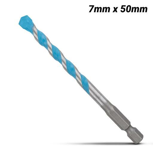 Bosch 2.608.900.579 EXPERT 7mm x 50mm x 100mm Hex-9 Multi-Construction Drill Bit – image 2
