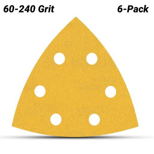 Bosch 2.608.900.832 EXPERT C470 93mm 60/120/240 Grit Sandpaper Set for Delta Sander - 6 Pack – image 2