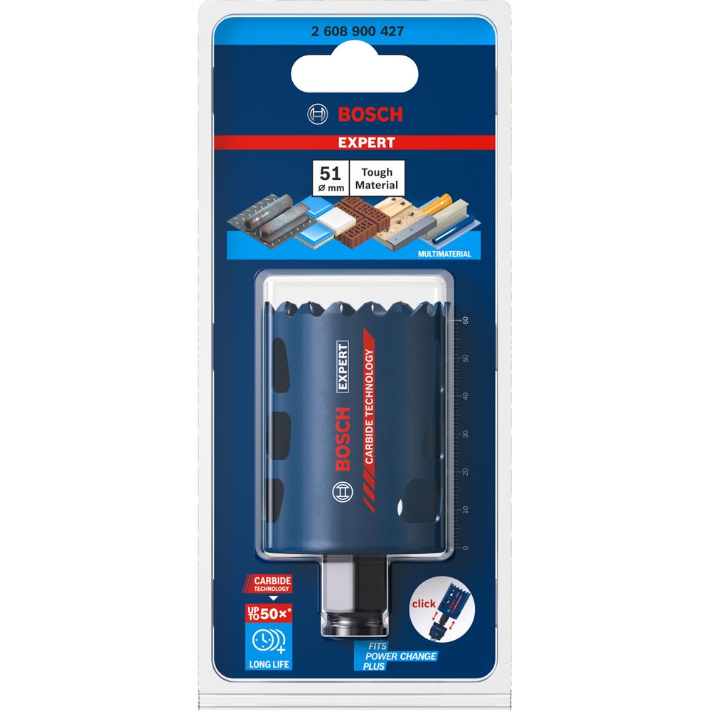 Bosch 2.608.900.427 EXPERT 51mm x 60mm Tough Material Hole Saw  – image 7