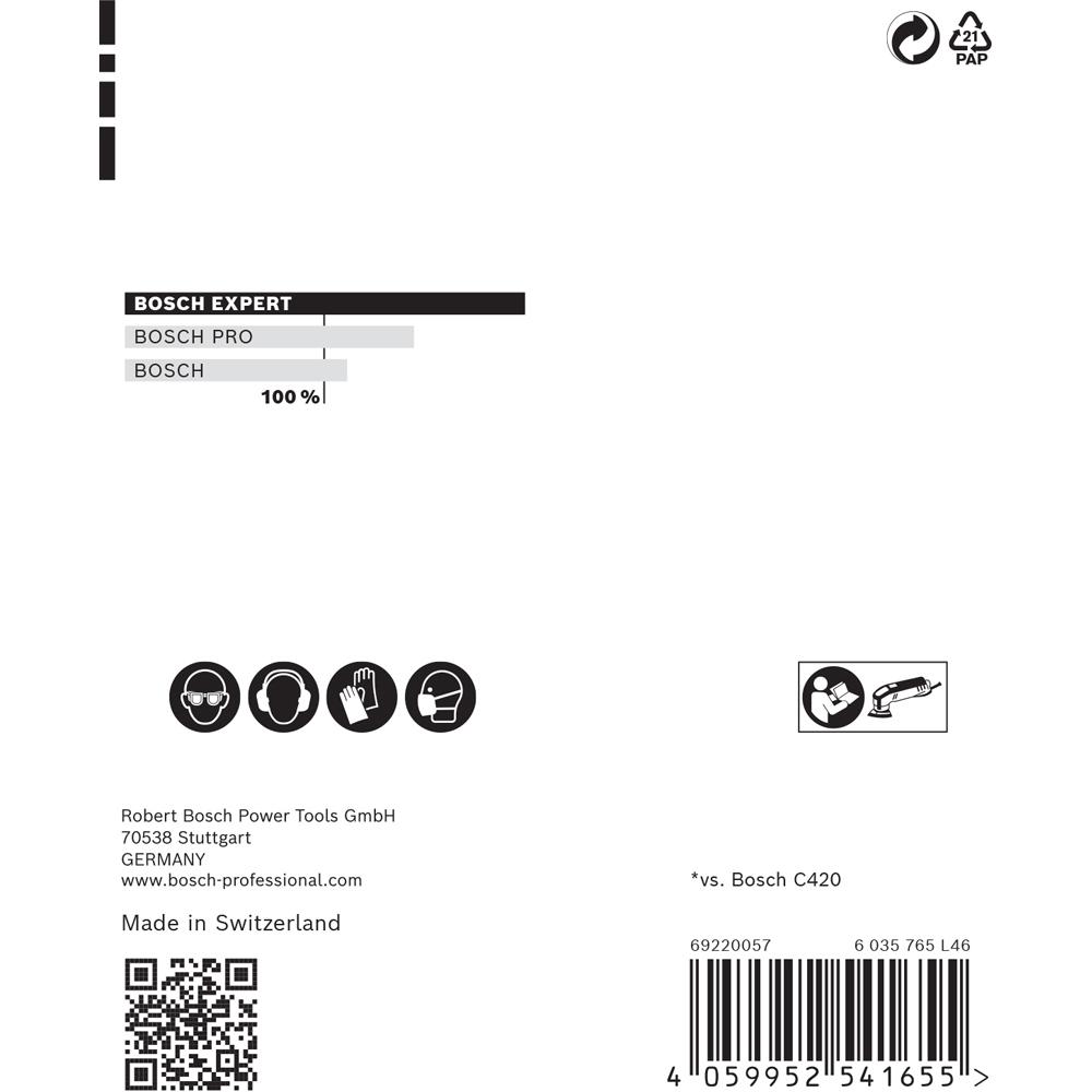 Bosch 2.608.900.827 EXPERT C470 93mm 120 Grit Sandpaper for Delta Sander - 5 Pack – image 9