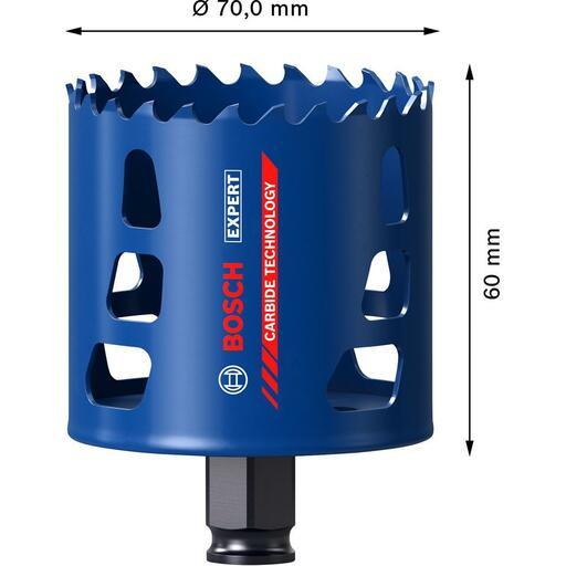 Bosch 2.608.900.434 EXPERT 70mm x 60mm Tough Material Hole Saw – image 4