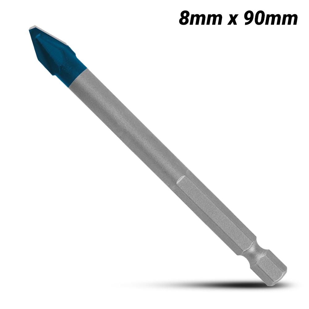 Bosch 2.608.900.592 EXPERT 8mm x 90 mm HEX-9 Hard Ceramic Drill Bit – image 2