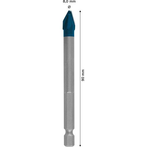 Bosch 2.608.900.592 EXPERT 8mm x 90 mm HEX-9 Hard Ceramic Drill Bit – image 5